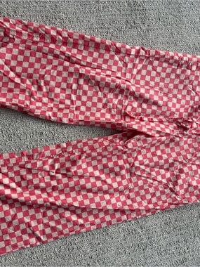 Pink Checkered pants - part of set